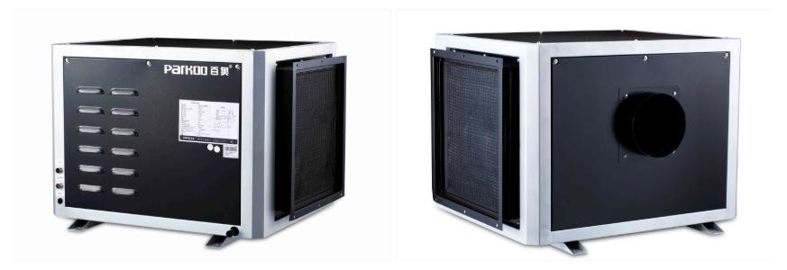 Máy hút ẩm treo trần 10L/H Loại nén Phát triển kết hợp hiệu quả Phong cách