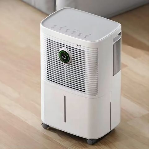 12 lít/ngày đèn LED Smart Air Dehumidifier Dập tắt Không gian hạn chế Căn hộ kích thước nhỏ Thuốc loại bỏ độ ẩm