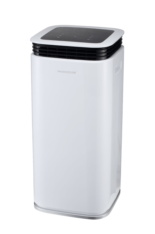 16L Hidden Screen LED Home Dehumidifier 2.2L Tank Tower 360° Cửa sổ gió Kiểm soát cảm ứng độ ẩm thông minh