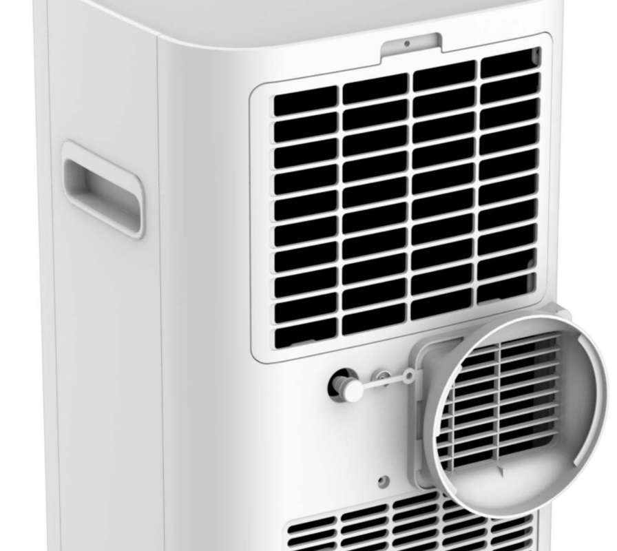 8000 BTU 115V Đường đứng đèn LED Sence ánh sáng bốc hơi điều hòa không khí di động